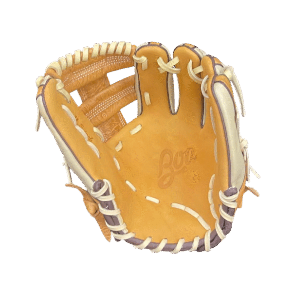11.5 inch right hand throw royal dual welting inlay style i web laced floral paisley tan brown blonde kip (2)