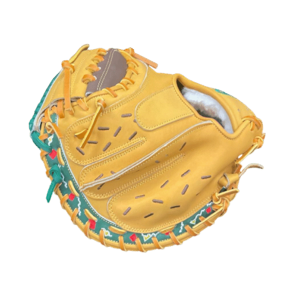 33 inch catcher mitt taco style kip leather