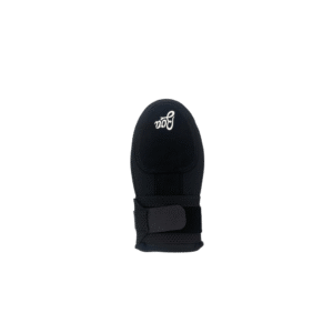 Black Universal Hand Sliding Mitt for baseball and softball athletes, designed for full hand protection and aggressive base running.