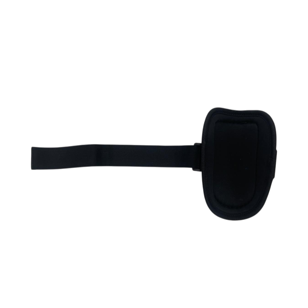 Universal elbow guard in black camo design featuring USA flag detail, designed for adult athletes, showcasing impact-resistant protection and lightweight comfort.