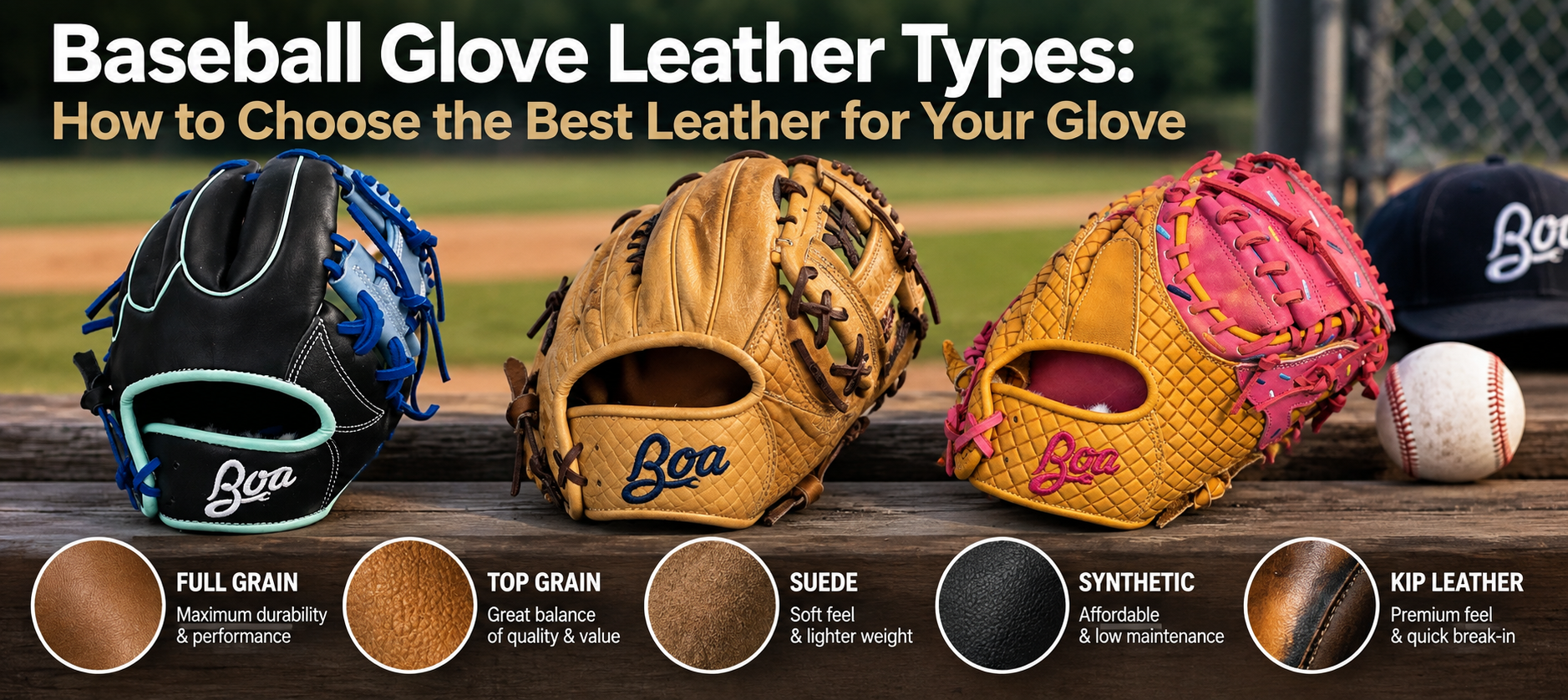 Baseball Glove Leather Types How to Choose the Best Leather for Your Glove